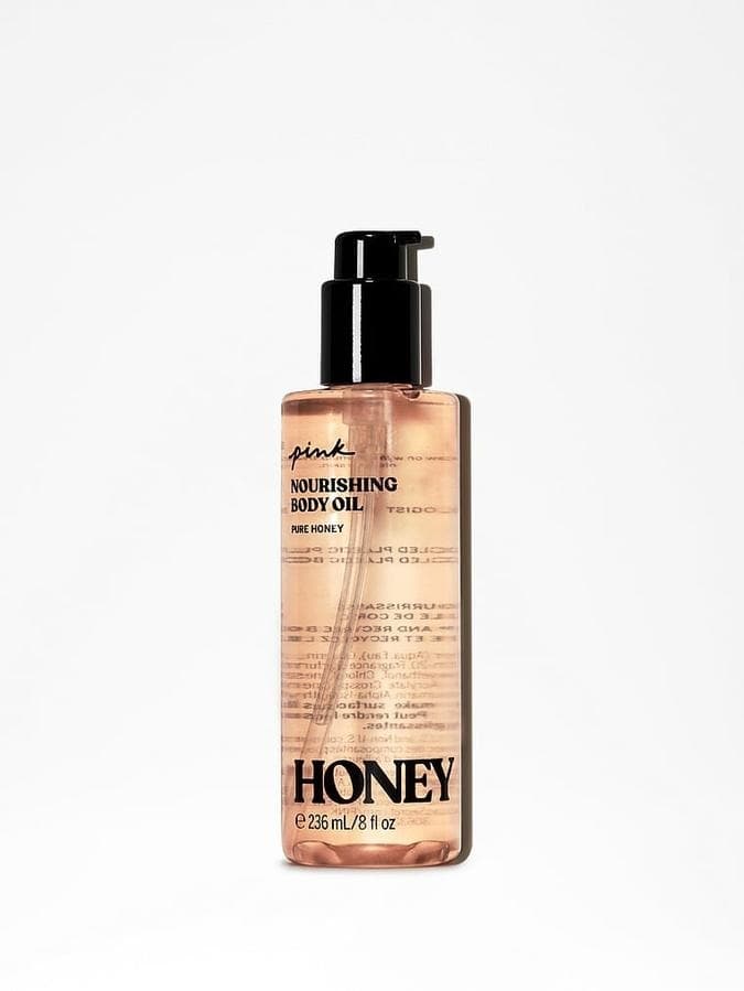 روغن بدن ویکتوریا سیکرت پینک | VS PINK Nourishing Body Oil — Pure Honey